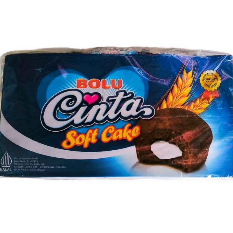 

bolu cinta soft cake brownies isi 24 pcs