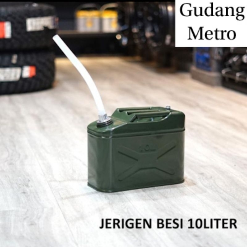 Jerigen Bensin/Solar/Cadangan Bahan Bakar/10 Liter