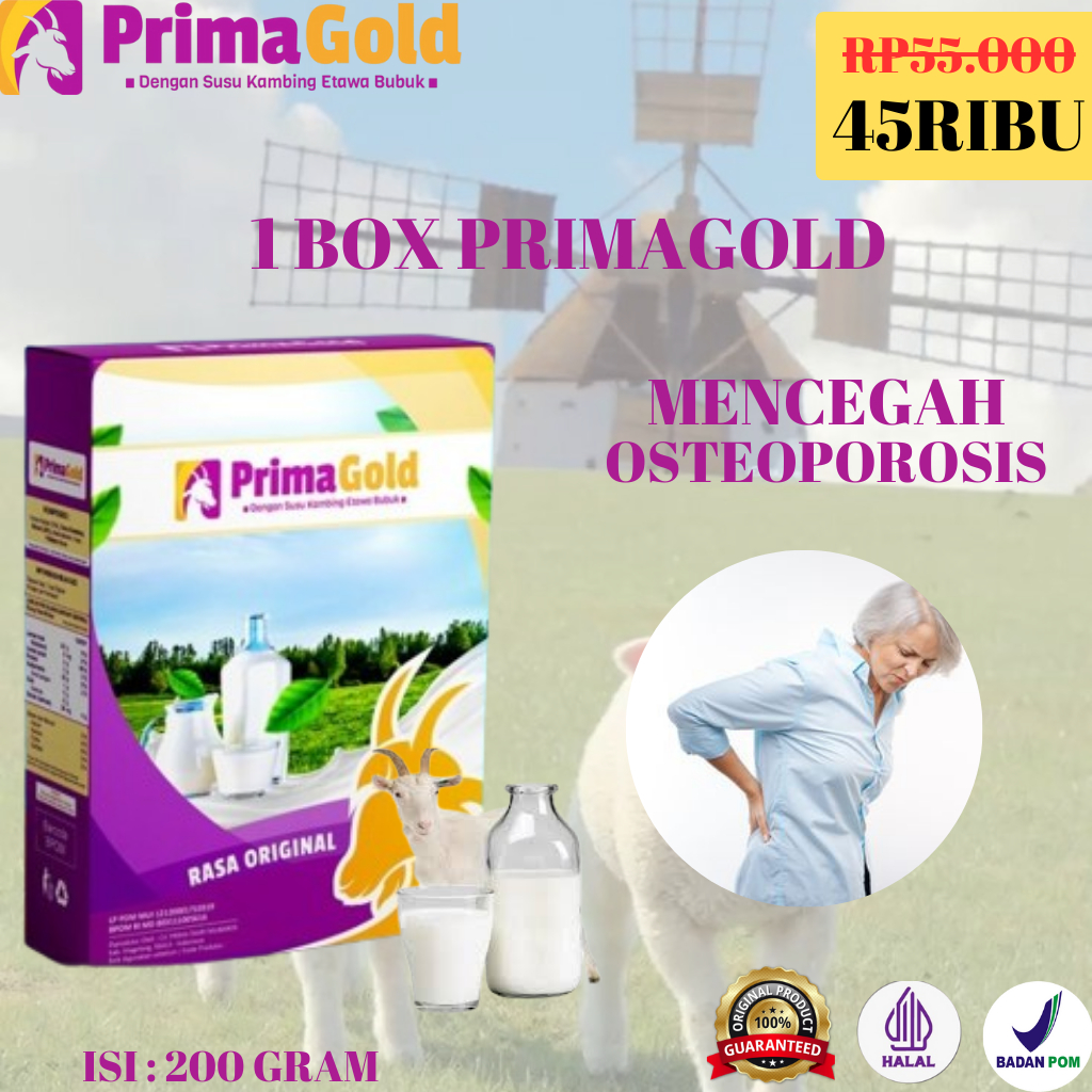 

1 Box Primagold Susu Kambing Mengobati Penyakit Pernapasan