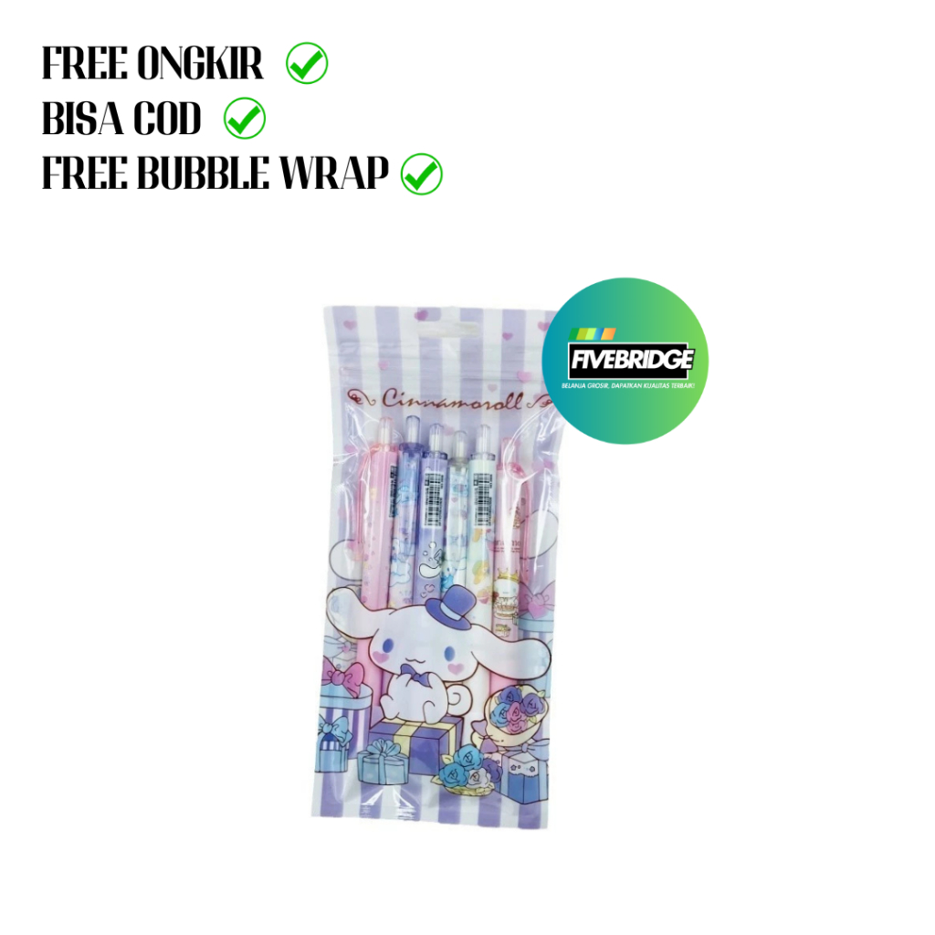 

Pulpen Gel Lucu Karakter Sanrio – Kuromi, Melody, Hello Kitty – Alat Tulis Anak Perempuan SD Kelas 1 2 3 4 5, Bisa untuk Hadiah, Nulis & Koleksi