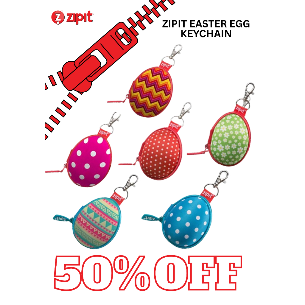 

Zipit Easter Egg Keychain