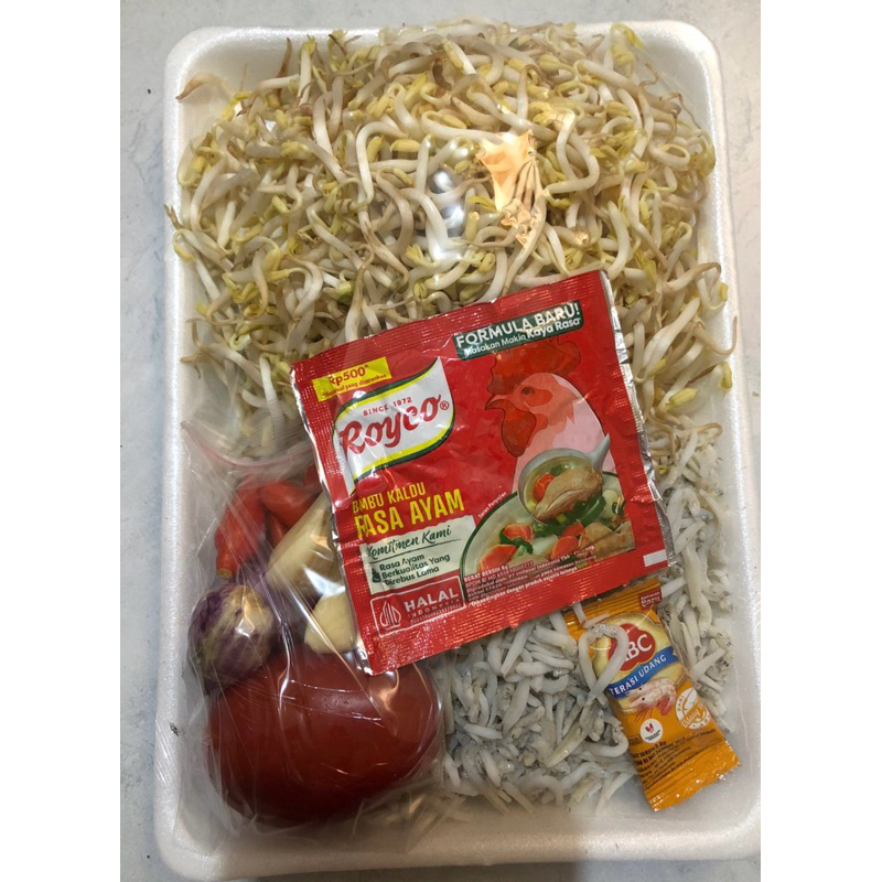 

paket tumis toge teri medan + bumbu