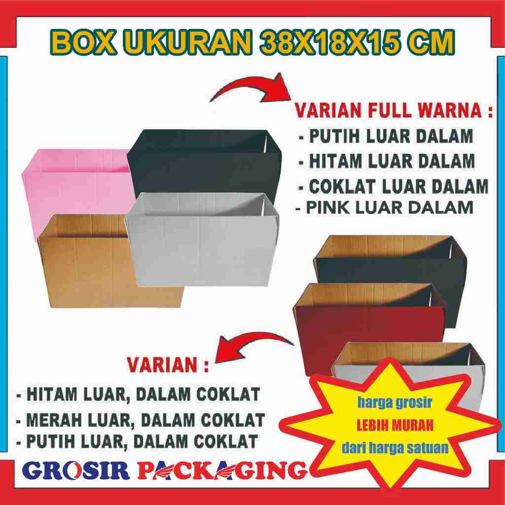 

Box 38x18x15 cm / Box Packing / Kardus Polos