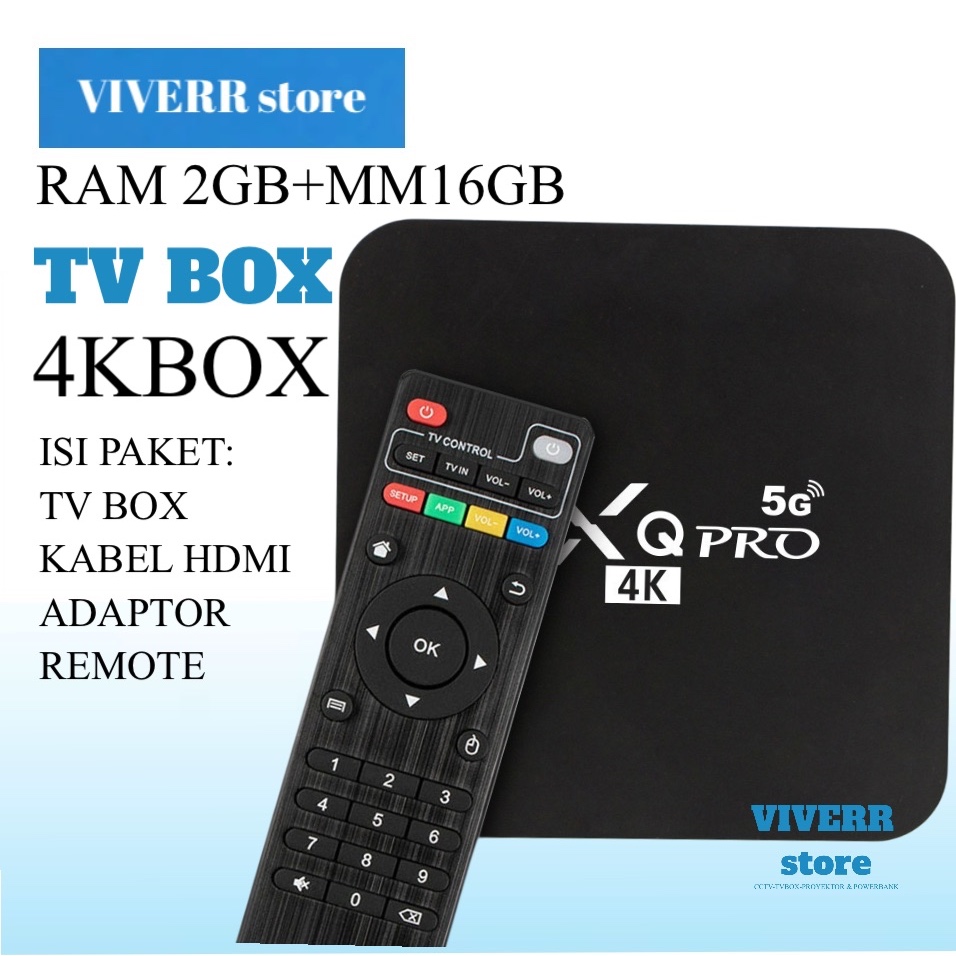 Tv box Androit TV Box MXQ 4K HD 2GB/16GB Androit Wireless Wifi core androit 9 -New Version