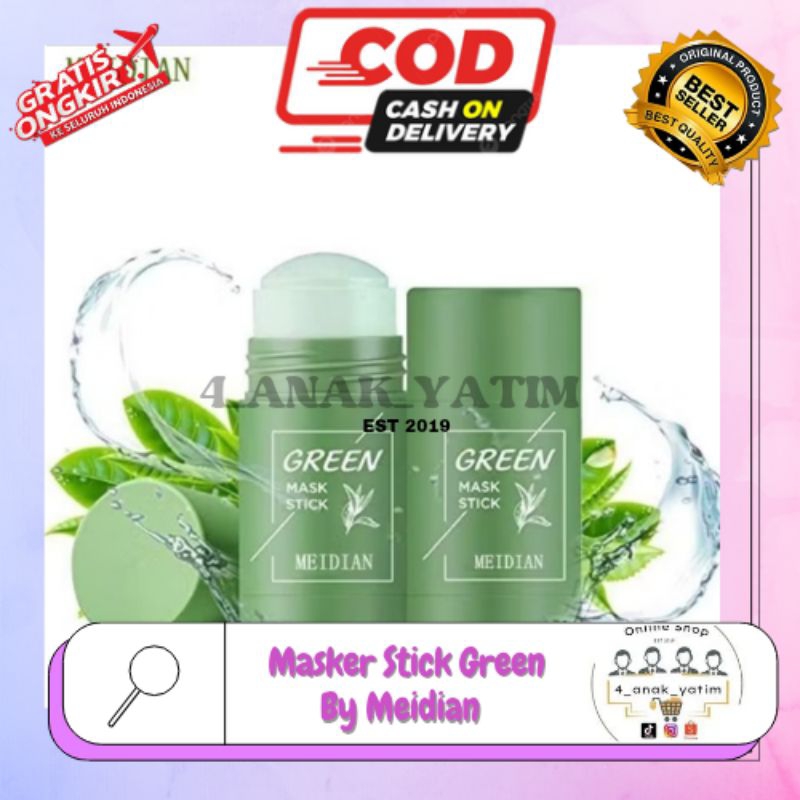 Masker Stick Green Mask Stick Meidian Masker Wajah