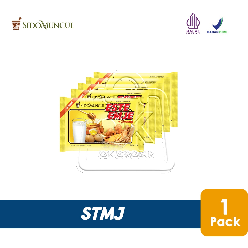 

STMJ Sidomuncul ESTE EMJE Bubuk Minuman Sachet (1 Pack isi 5pcs)