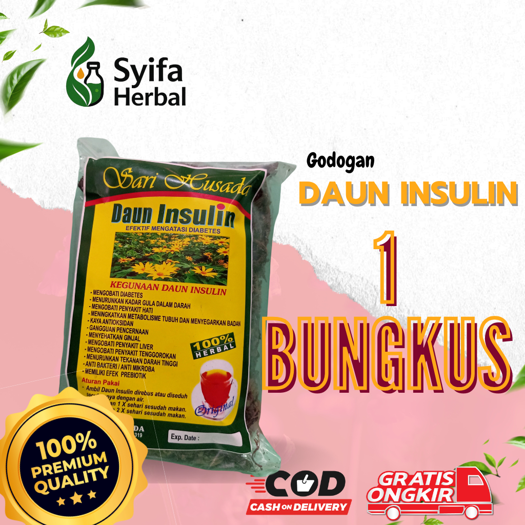 

Daun Insulin Kering Herbal Antioksidan Untuk Diabetes - syifa herbal