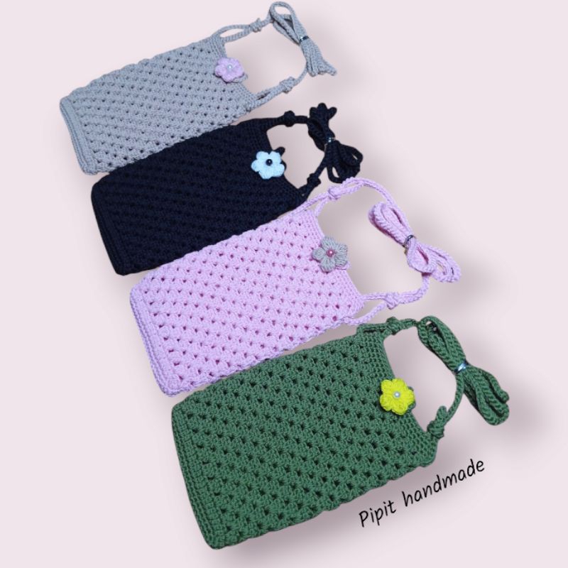 tas rajut hp/tas rajut