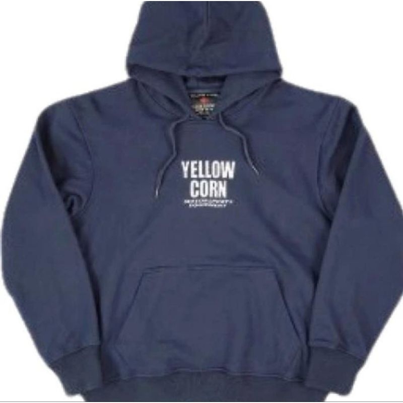 YELLOW CORN YT 029 Navy Hoodie