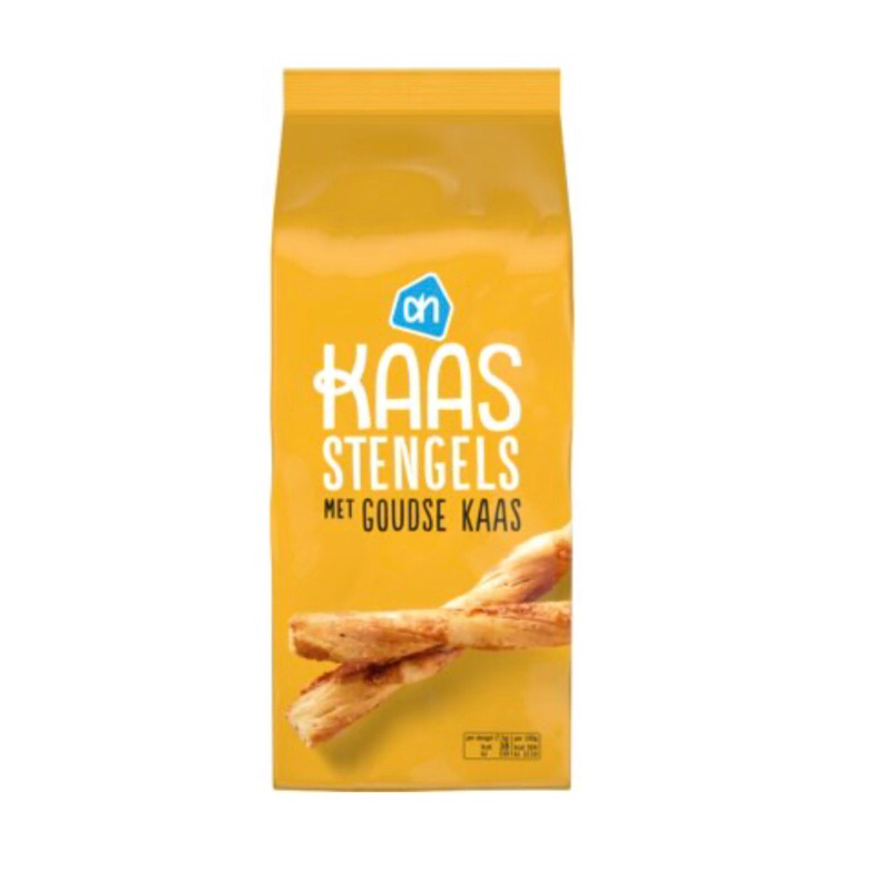 

Kaas stengels AH met Goudse Kaas (Belanda)