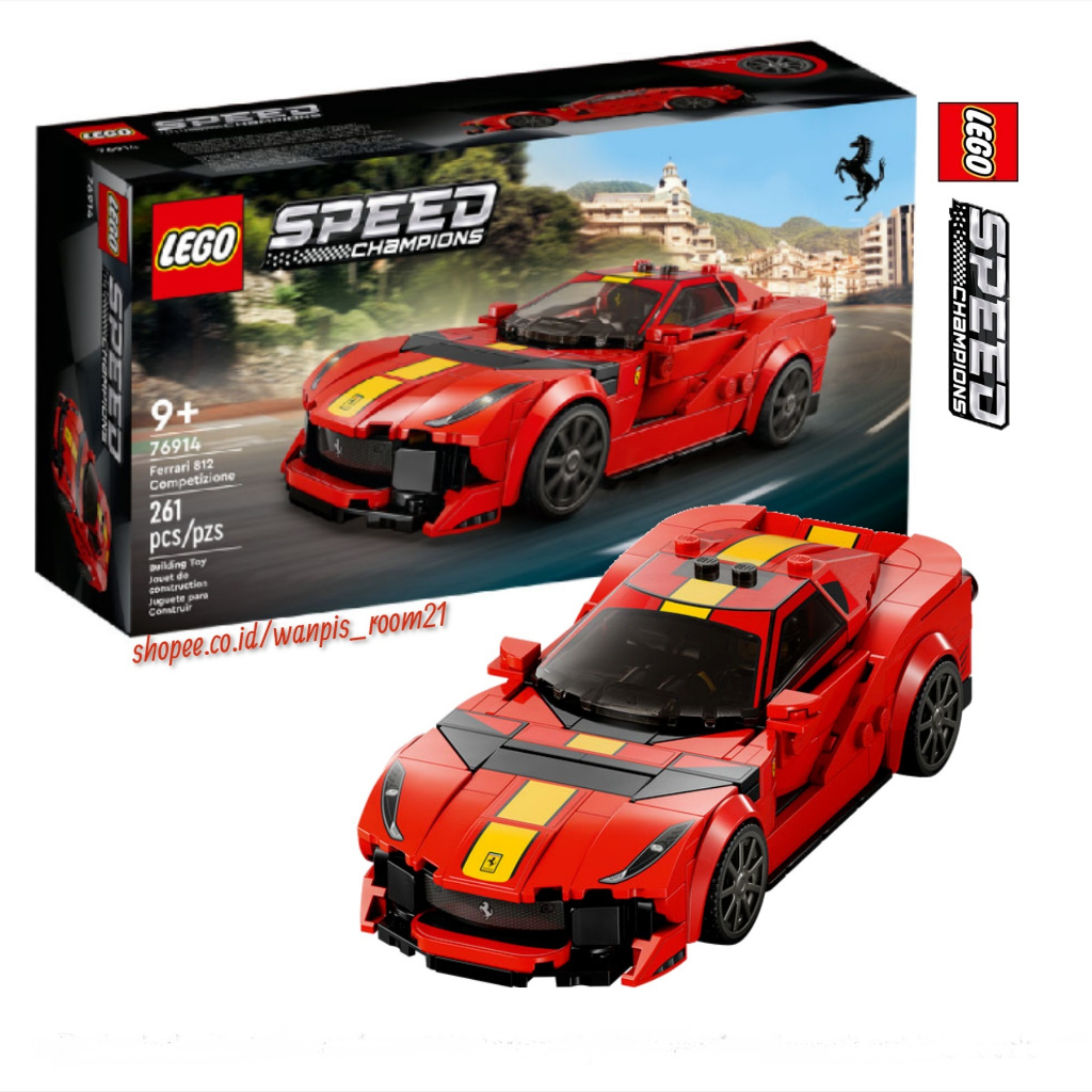 LEGO SPEED 76914 Ferrari 812 Competizione - Lego Mobil Balap Champions