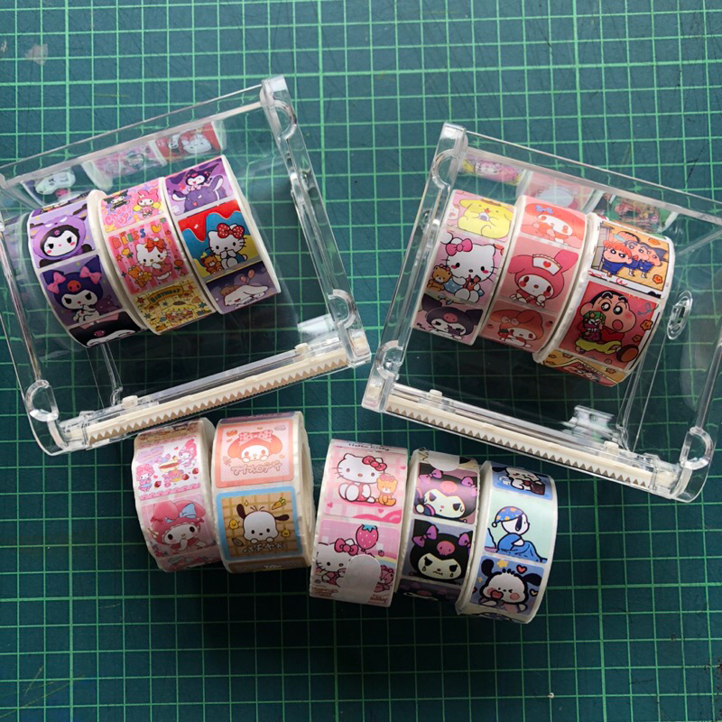 

Sticker Roll Sanrio Sticker Roll Kartun Motif