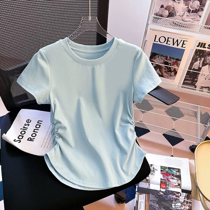 Baju Oblong Wanita Lengan Pendek/Bahan Spandek Distro Printing Premiun/Atasan / Baju Kasual/T-shirt