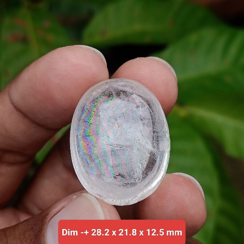 BATU KECUBUNG AIR PELANGI KALIMANTAN ( NATURAL QUARTZ )
