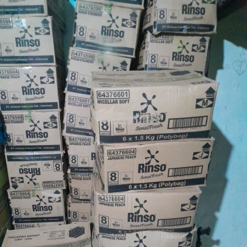 rinso sabun detergent rinso 1.5kg bubuk