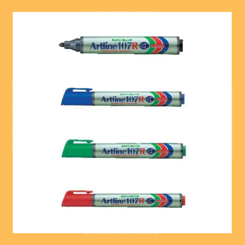 

ARTLINE Spidol permanent tidak bisa di hapus EK-107R ( Pcs )