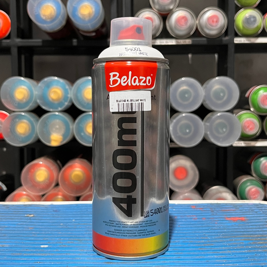 

Brilliant White - Belazo 400 ml - Spray Paint