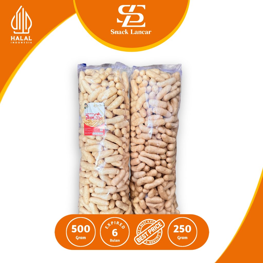 

krupuk tengiri 250/500 gram