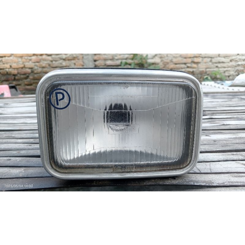 Lampu depan set reflektor rx king cobra kotak 5t5 original copotan