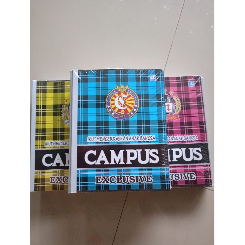 

(PROMO) Buku Tulis Campus Exlusive 1pak isi 10 buku 50lembar Campus Exlusive // Buku Tulis Sekolah bergaris / Buku Tulis Sekolah Terlaris