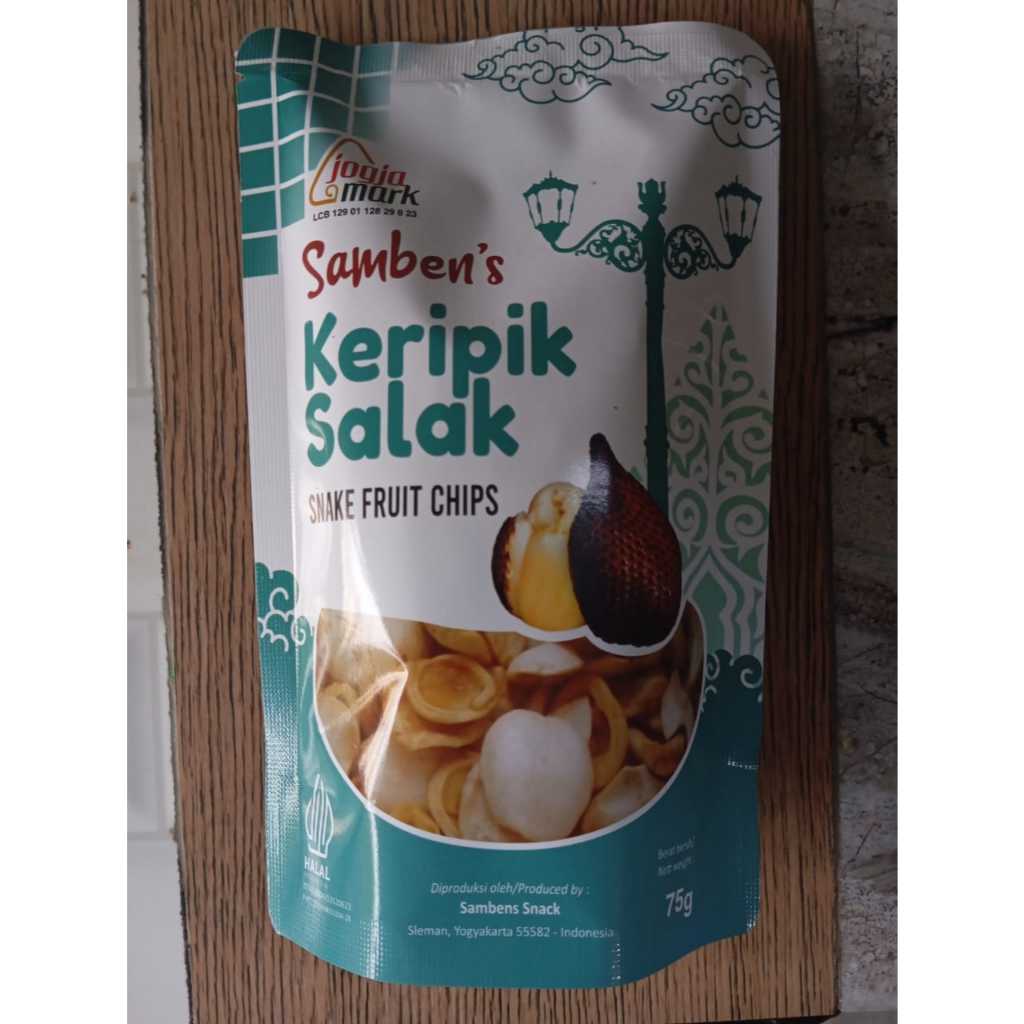 

Keripik Buah Salak dibuat oleh Sambens snack - Keripik Buah Salak Asli Enak - Oleh Oleh khasJogja