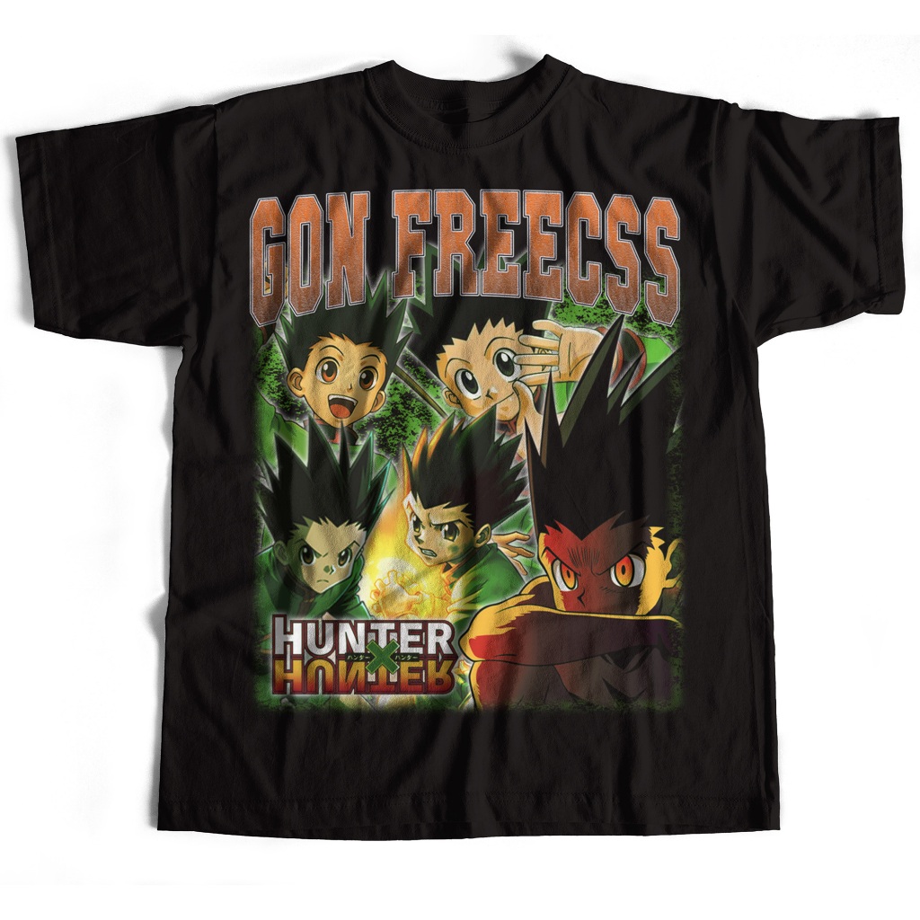 Gon Freecss Hunter X Hunter Shirt | Baju Anime HXH | Cosplay Hisoka | Keluarga Zoldyck | Foto Kurapi