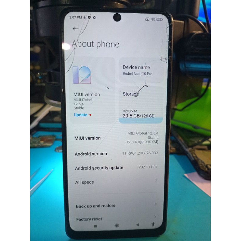 mesin normal xiomi not 10 pro