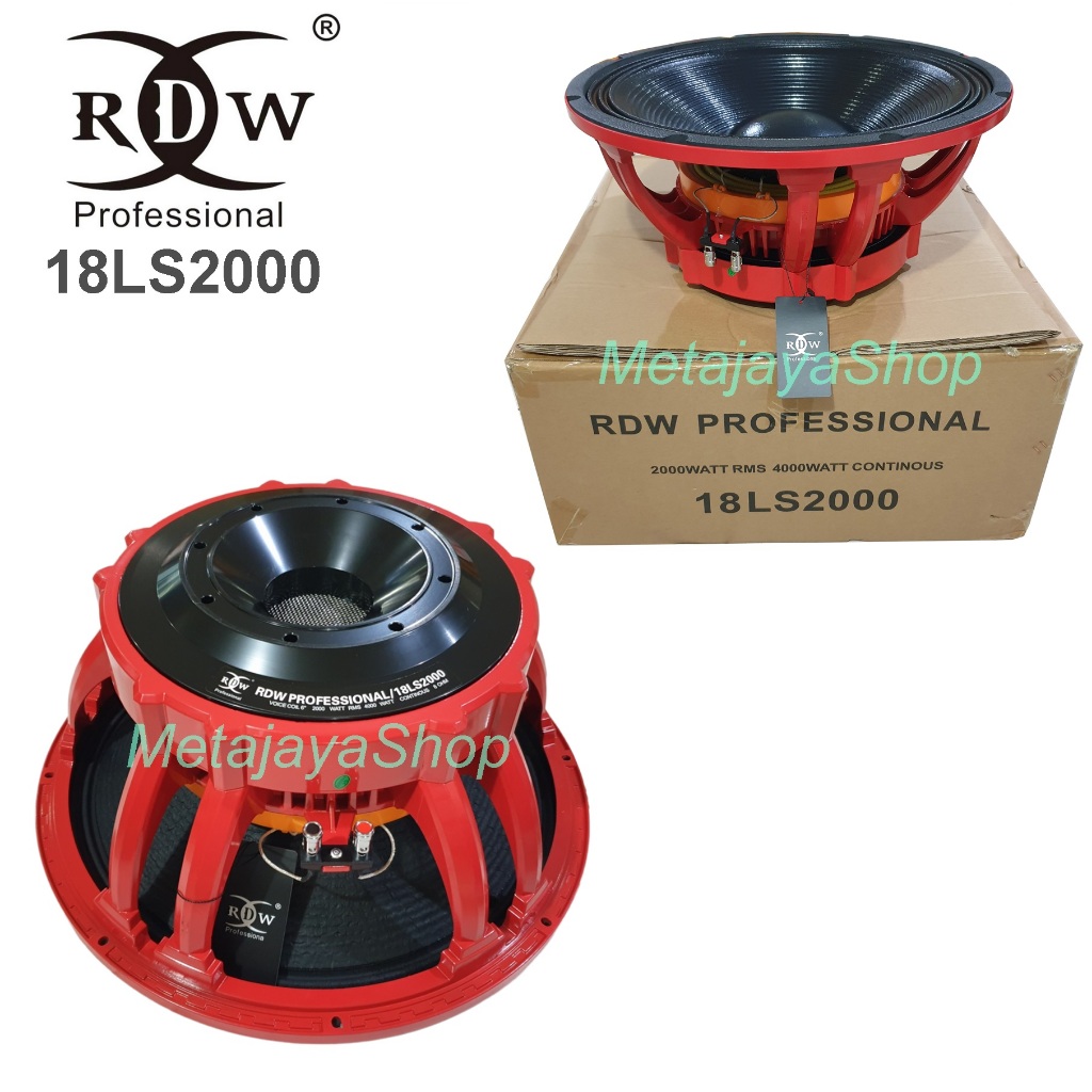 Component RDW 18LS2000 Speaker Komponen rdw 18ls2000