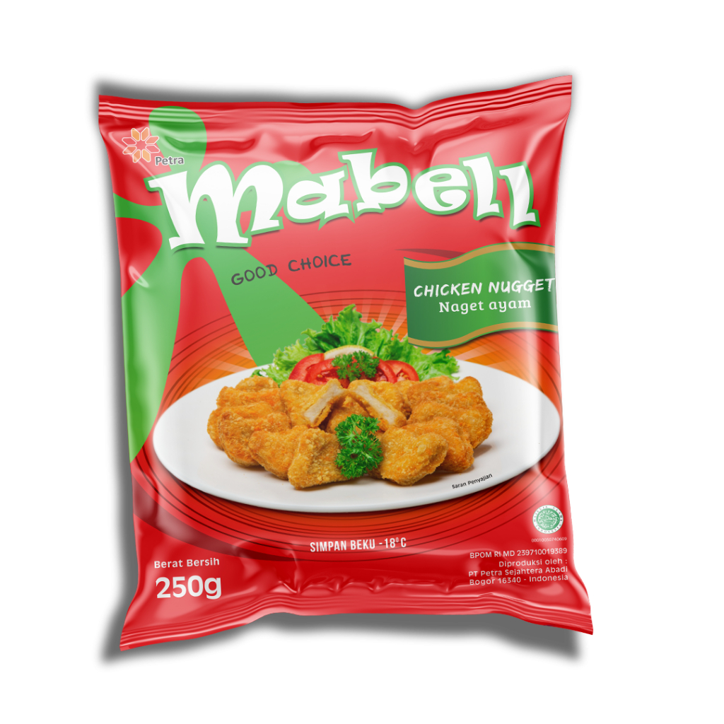 

MABELL Chicken Nugget 250 Gram - Nugget Ayam