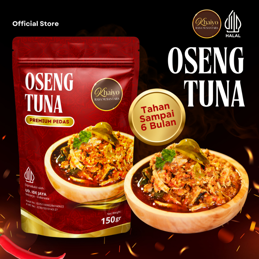 

Khaiyo - Mercon Tuna Cakalang Siap Saji Premium Pedas 150gr | Sambel Tuna fresh