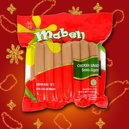 

MABELL Sosis Ayam 375 Gram - Isi 15 Pcs