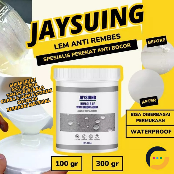 Jaysuing Lem Anti Bocor Original Perekat Anti Bocor Rembes Atap Rumah Genteng Kolam Bocor Lantai Ker