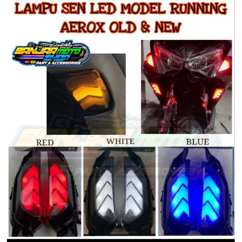 Lampu Sein Led Aerox Old New Mode Running / Lampu Sen Aerox Lama Baru / Lampu Sen Aerox Old New / Se