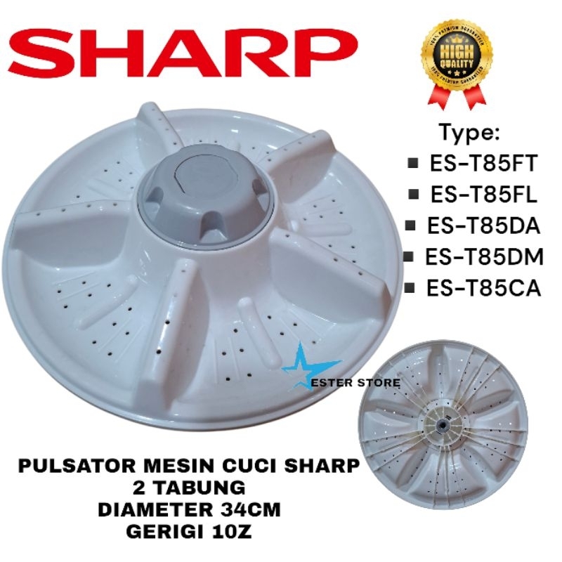 Pulsator Sharp ES-T85FT|ES-T85FL|ES-T85DA|ES-T85DM|ES-T85CA Pulsator mc Sharp 2 tabung GIgI 10z D34c
