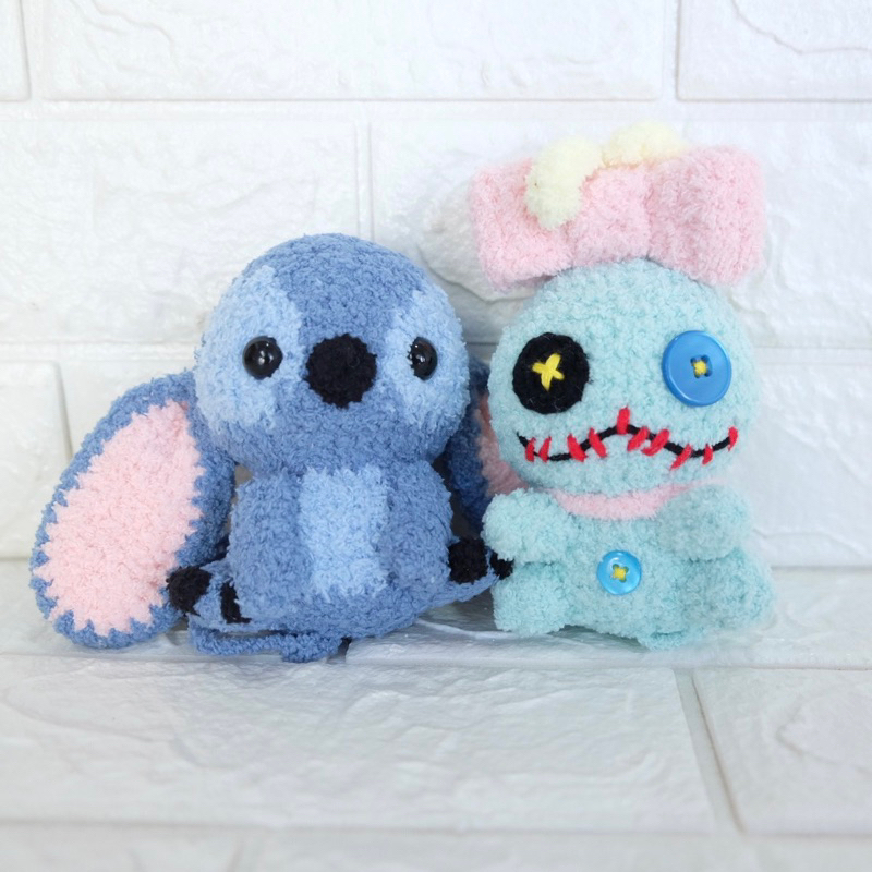 boneka rajut stitch scrump lilo and stitch boneka amigurumi crochet stitch