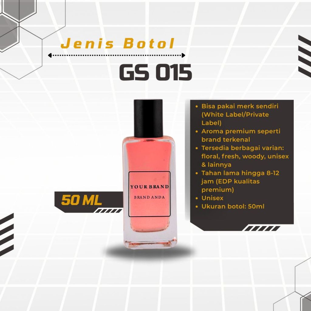 Parfum Grosir MKS - Custom Parfum | Botol Jo-m4lon3 Tutup Hitam 50 ml - Kualitas Premium