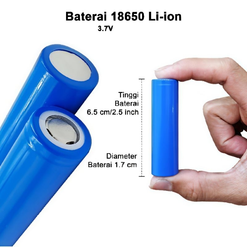 baterai charger lithium 18650 Li-ion 3.7 Volt