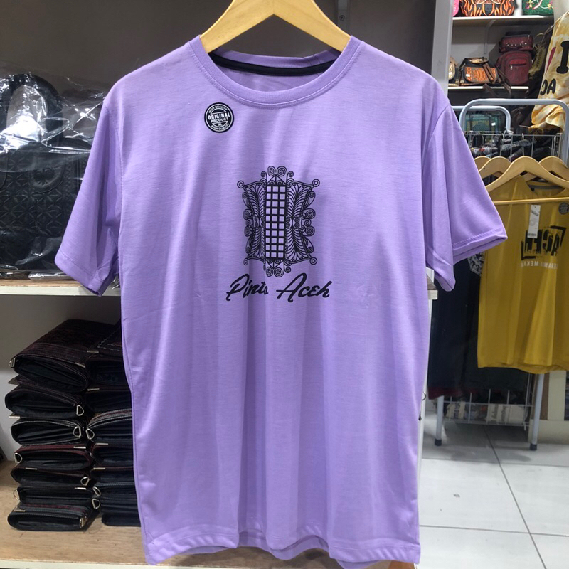 Baju Kaos Motif Pintu Aceh / Oleh-oleh Khas Aceh