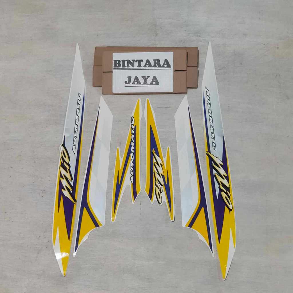 Stiker Lis Striping Yamaha Mio Sporty Tahun 2004 Putih