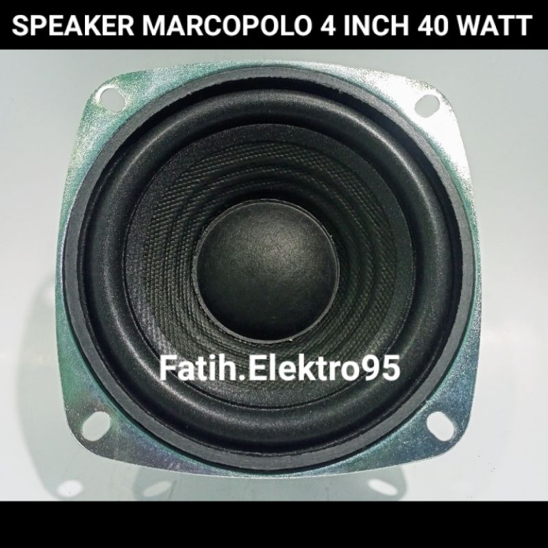 Speaker Subwoofer 4" Inch Marcopolo 40 watt magnet besar kualitas bass sangat bagus