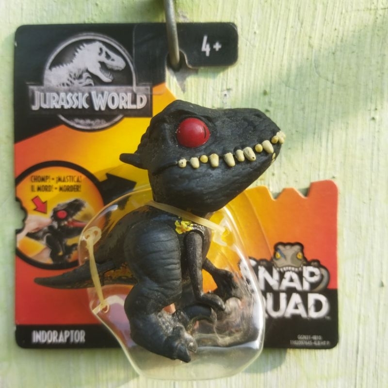 Mattel Jurassic World Snap Squad Indoraptor Hitam Wave 1 rare