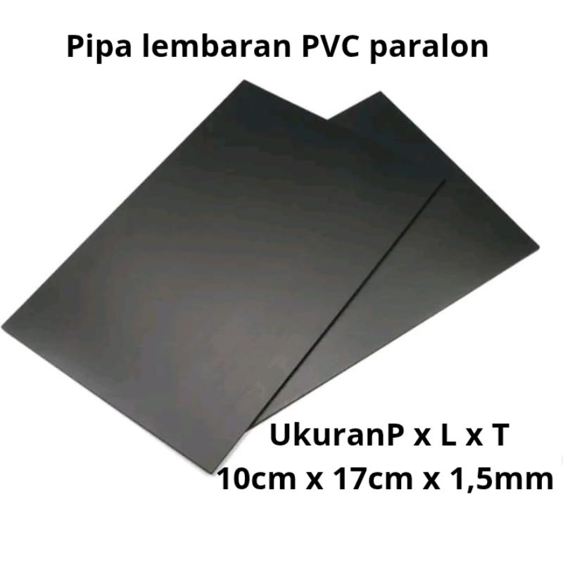 lembaran pipa paralon Abu - Abu 10cm x 17cm