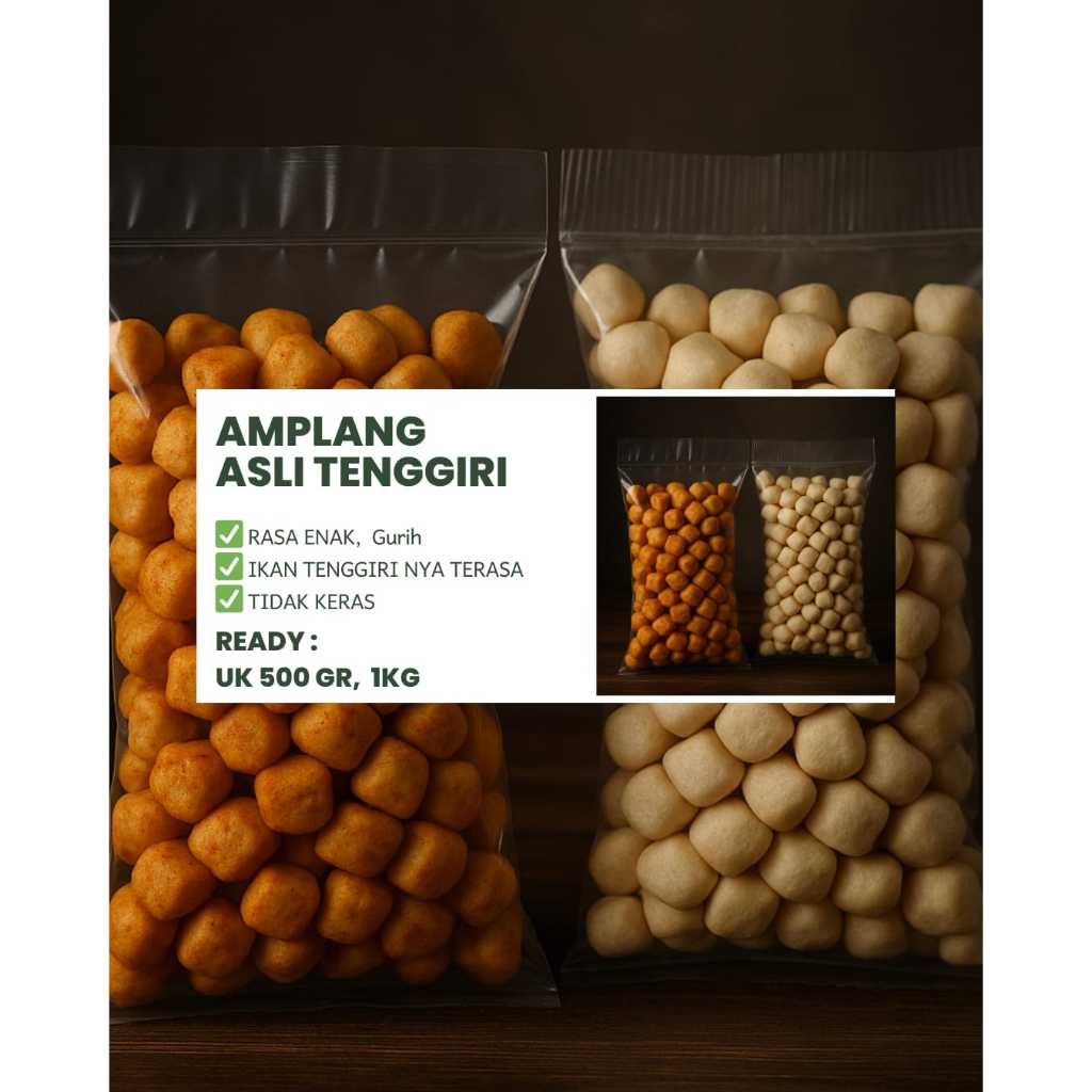 

AMPLANG IKAN TENGGIRI MAKANAN RINGAN KHAS KETAPANG