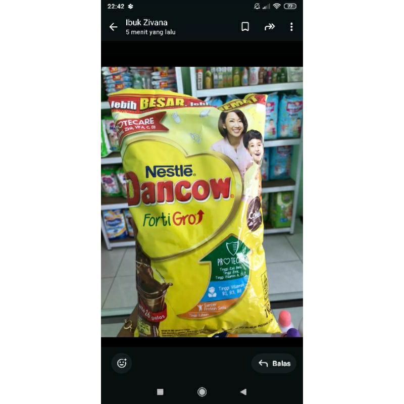 

Dancow fortigro coklat 1kg