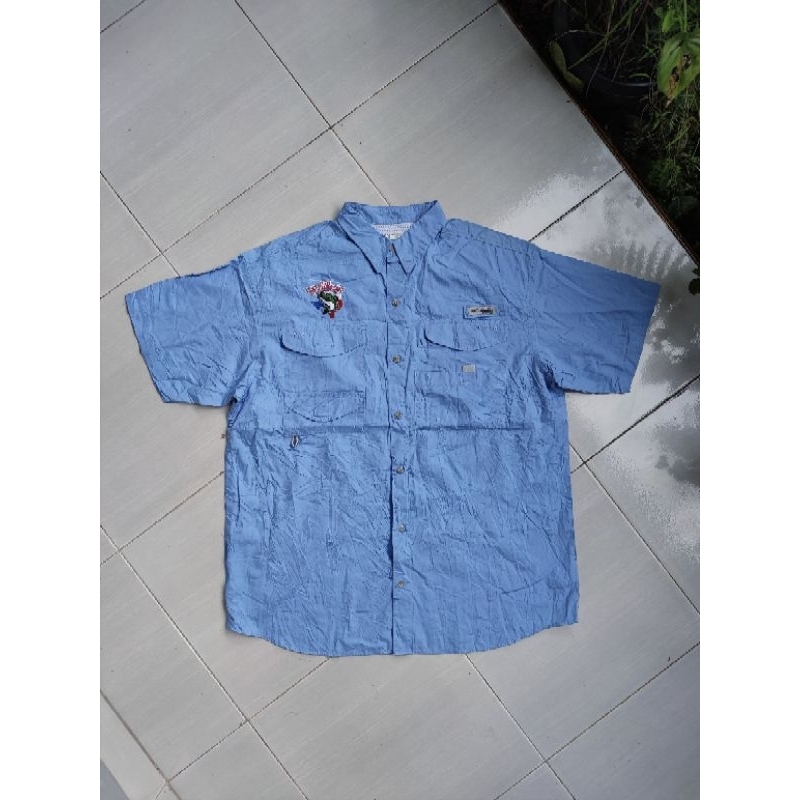 kemeja lapangan mancing fishing Columbia PFG