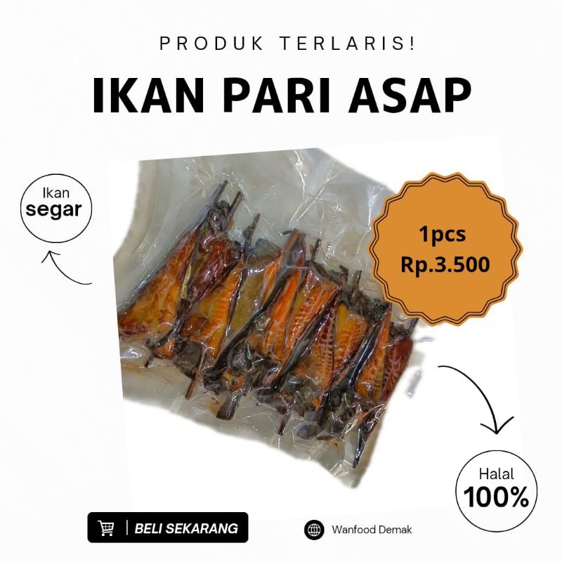 

IKAN PARI/PE ASAP 1PCS FRESH PACKING PLASTIK FAKUM
