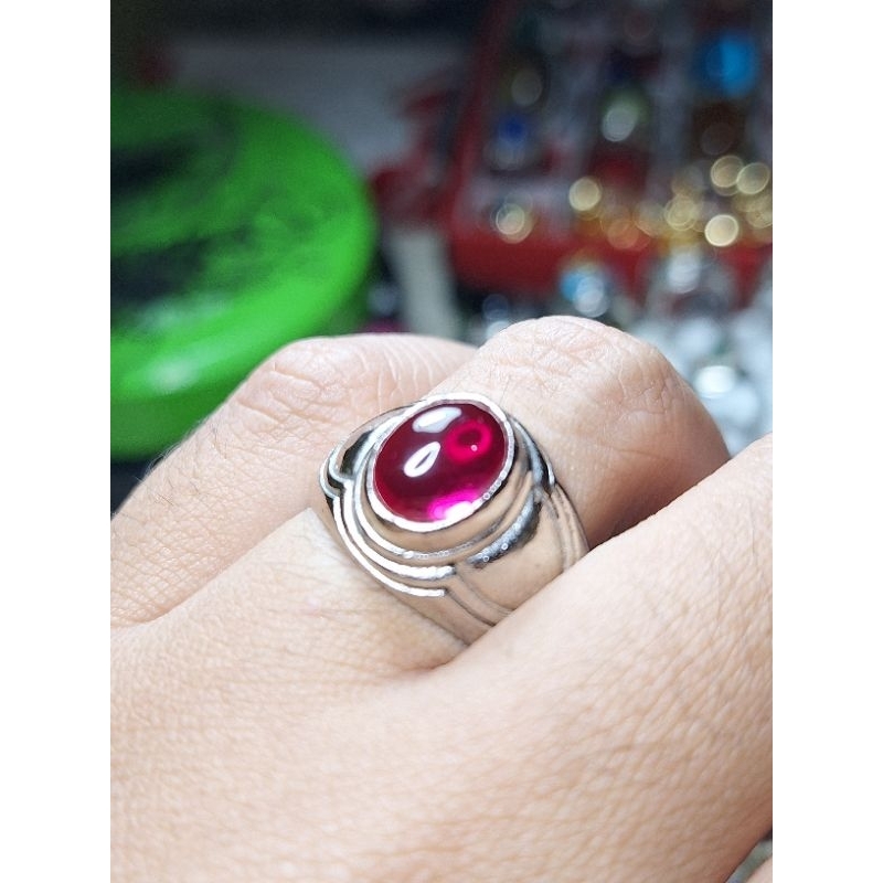 batu cincin merah delima bangkok