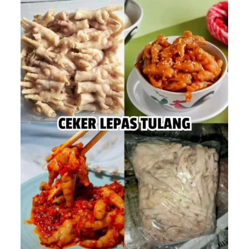 

ceker lepas tulang kemasan 1 kilo