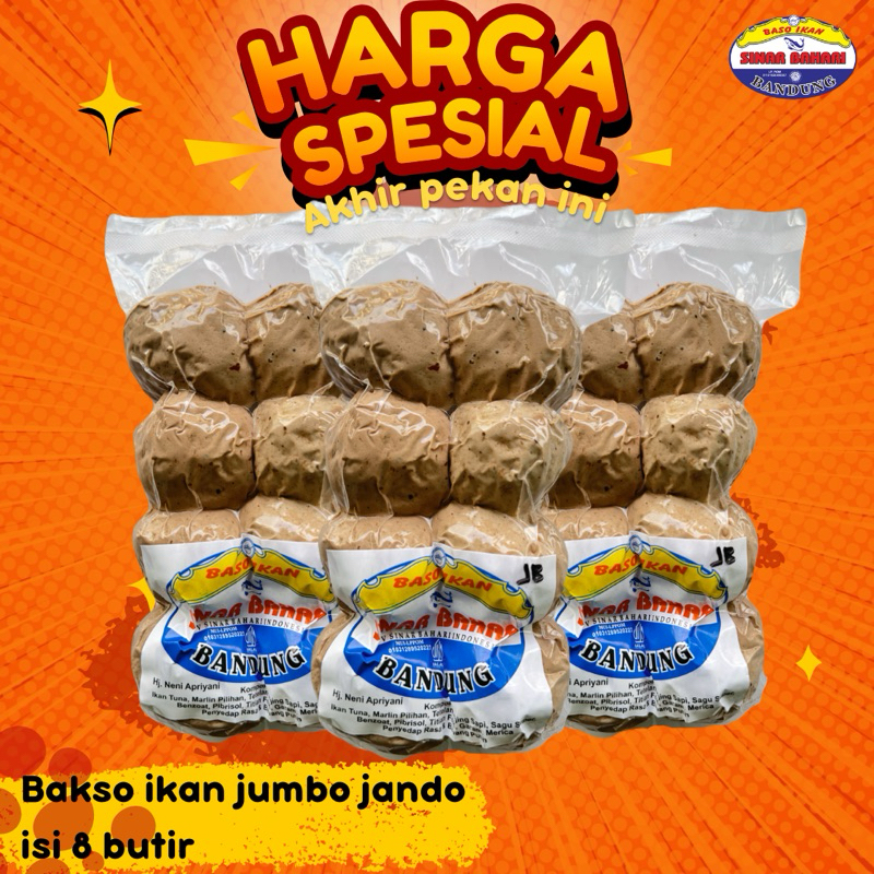 

SINARBAHARI.BDG | bakso ikan jumbo jando isi 8 butir