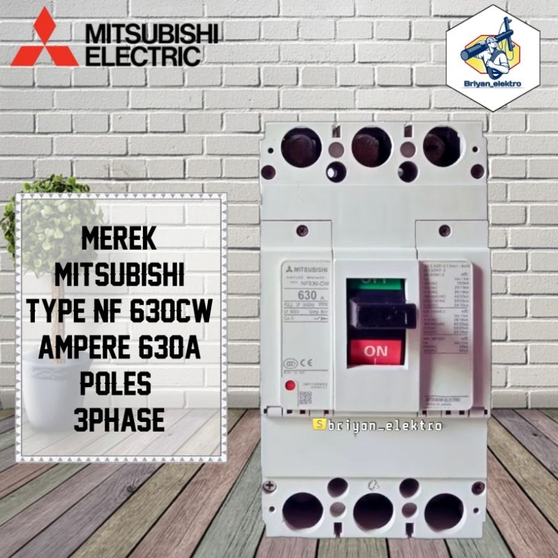 MCCB MITSUBISHI 300A, 400A, 630A